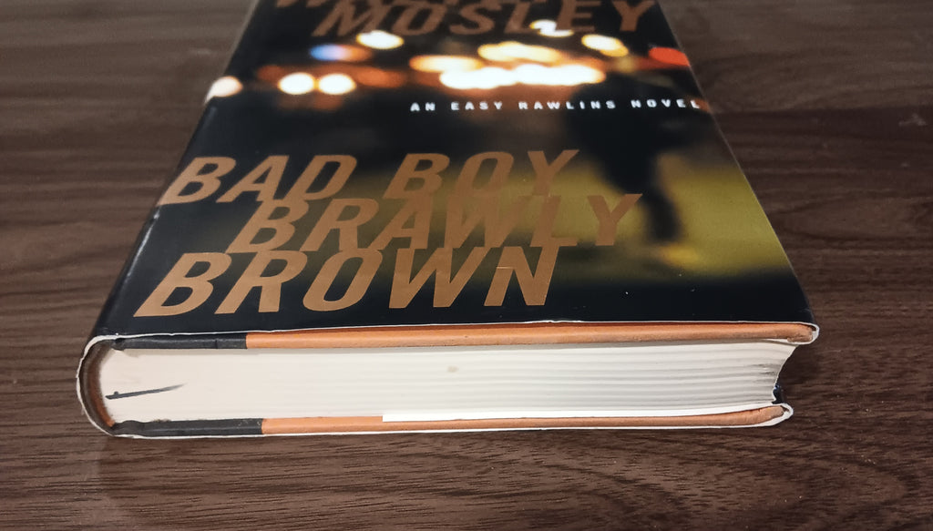 SIGNED Walter Mosley Bad Boy Brawly Brown 1st Edition 1st Printing HC DJ