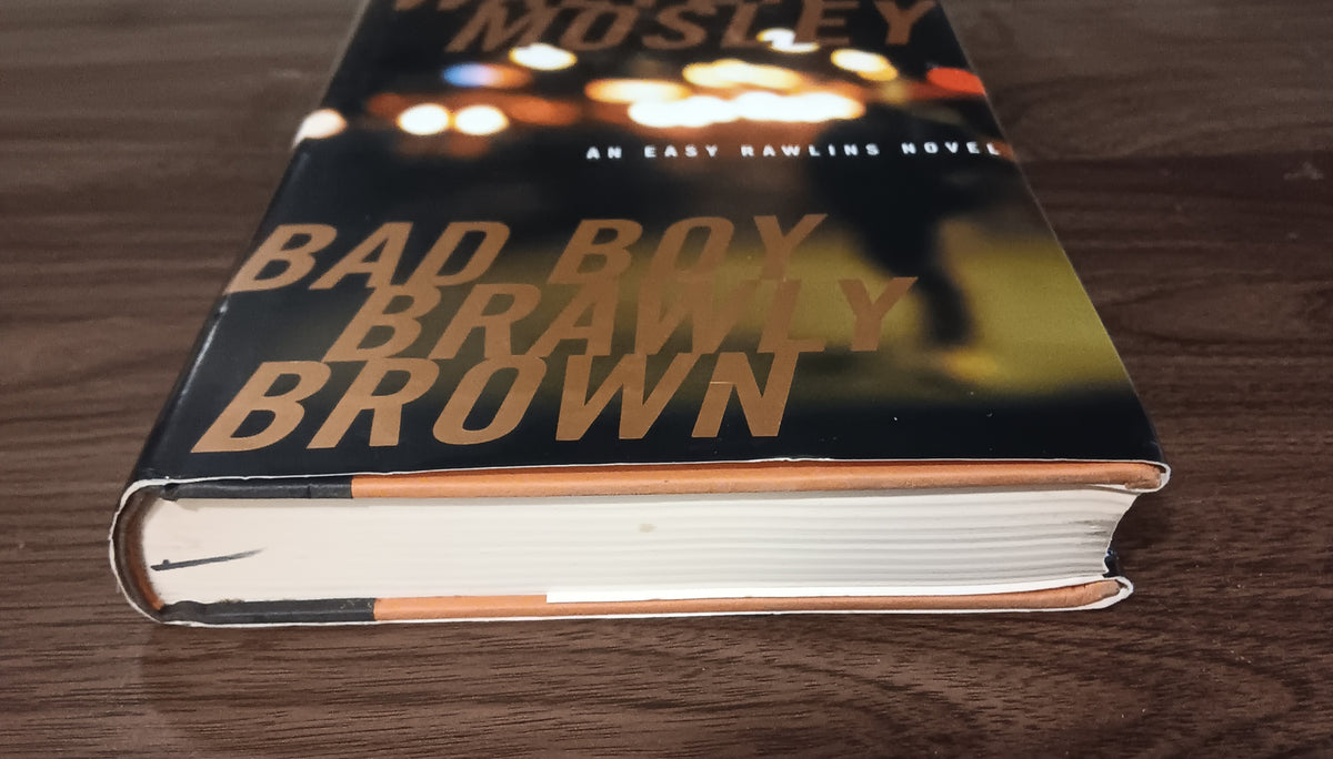 SIGNED Walter Mosley Bad Boy Brawly Brown 1st Edition 1st Printing HC DJ