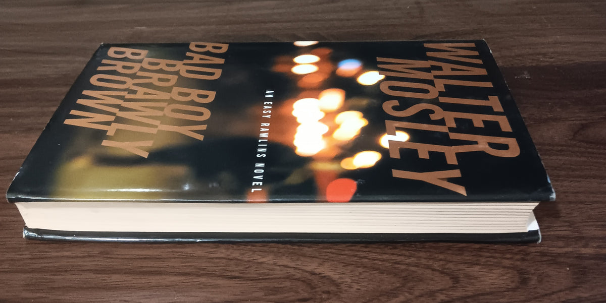 SIGNED Walter Mosley Bad Boy Brawly Brown 1st Edition 1st Printing HC DJ