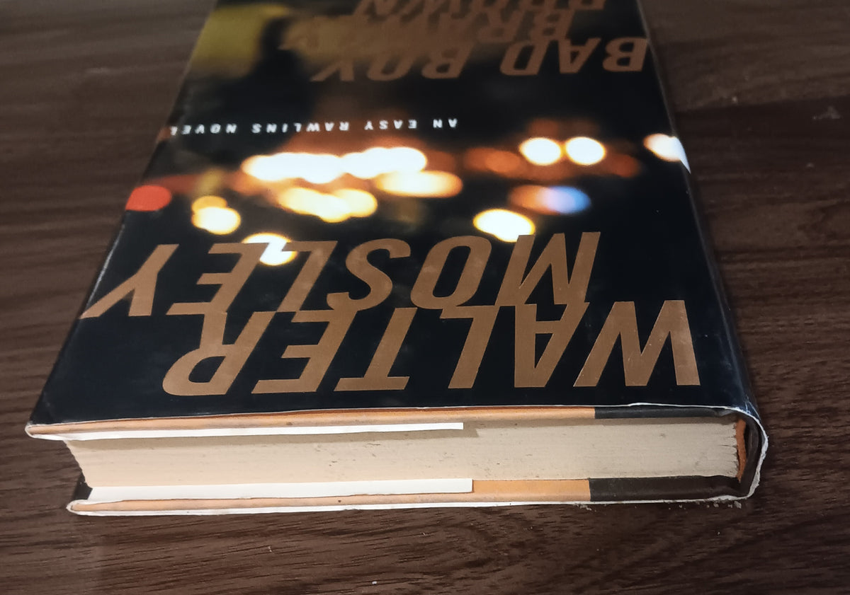 SIGNED Walter Mosley Bad Boy Brawly Brown 1st Edition 1st Printing HC DJ