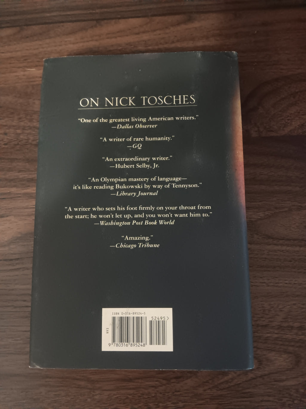 Nick Tosches In the Hand of Dante 1st Edition 1st Printing 2002 Hardcover DJ