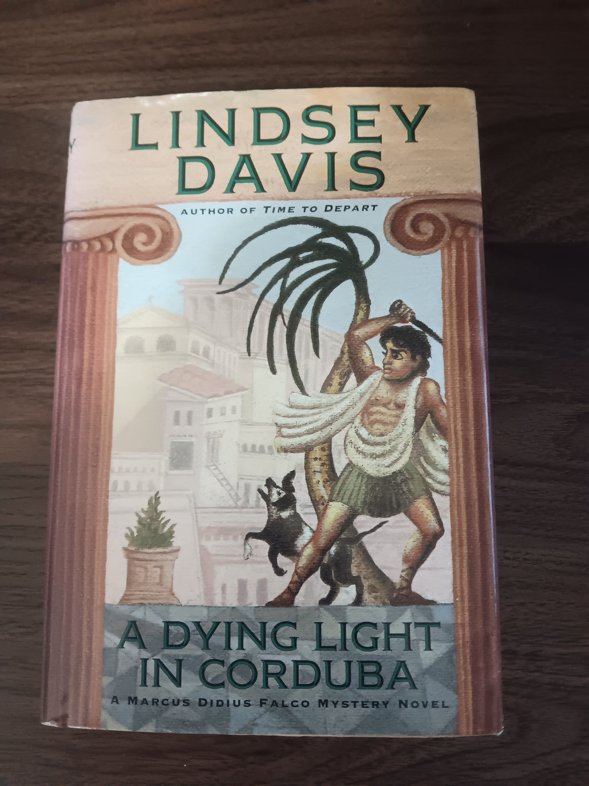 Lindsey Davis A Dying Light in Corduba 1st Ed 1st Print HC DJ Falco #8 1998