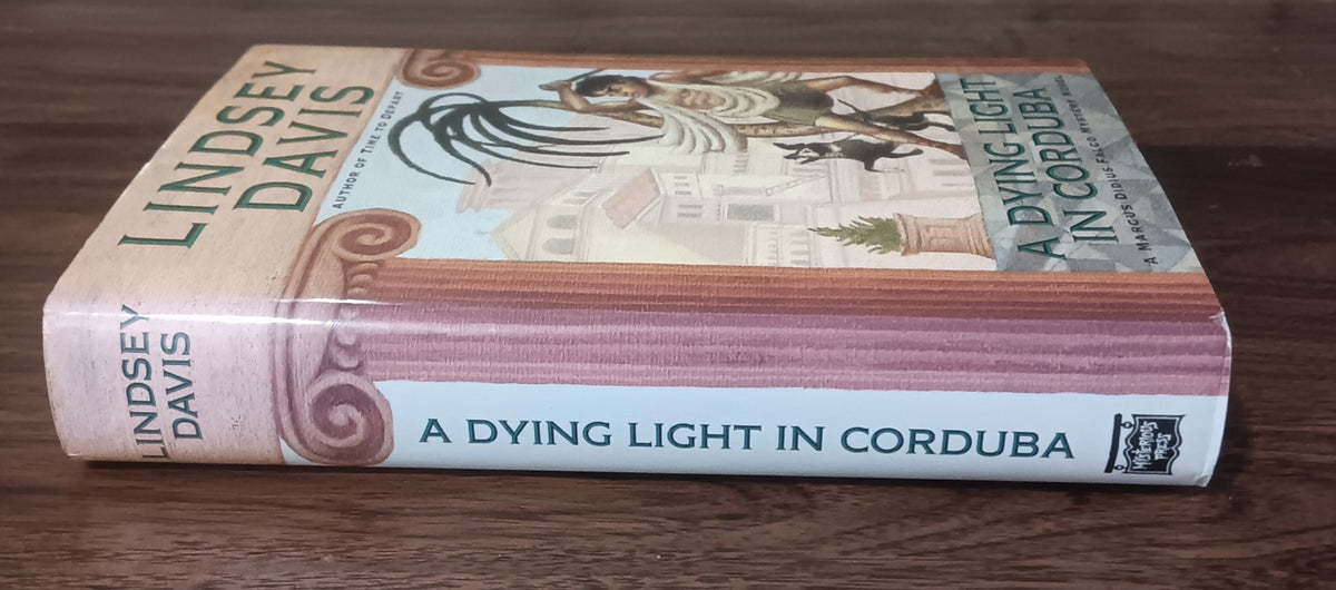 Lindsey Davis A Dying Light in Corduba 1st Ed 1st Print HC DJ Falco #8 1998