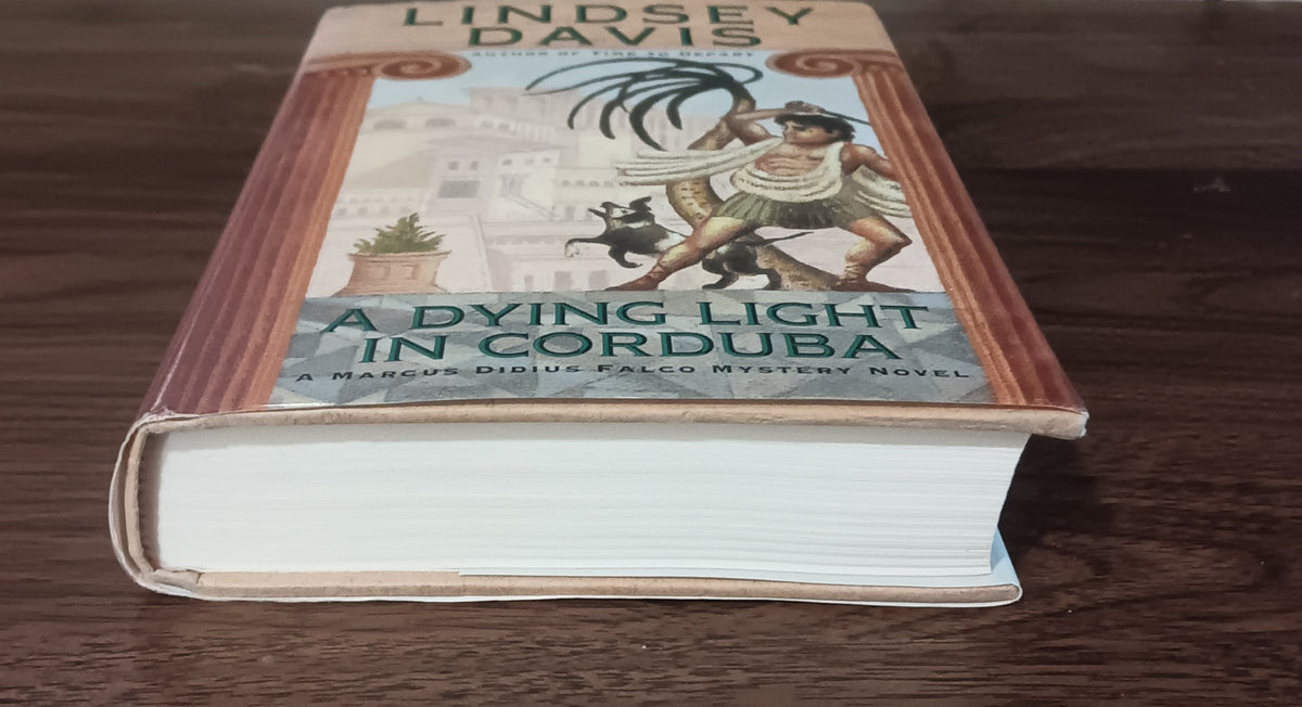 Lindsey Davis A Dying Light in Corduba 1st Ed 1st Print HC DJ Falco #8 1998
