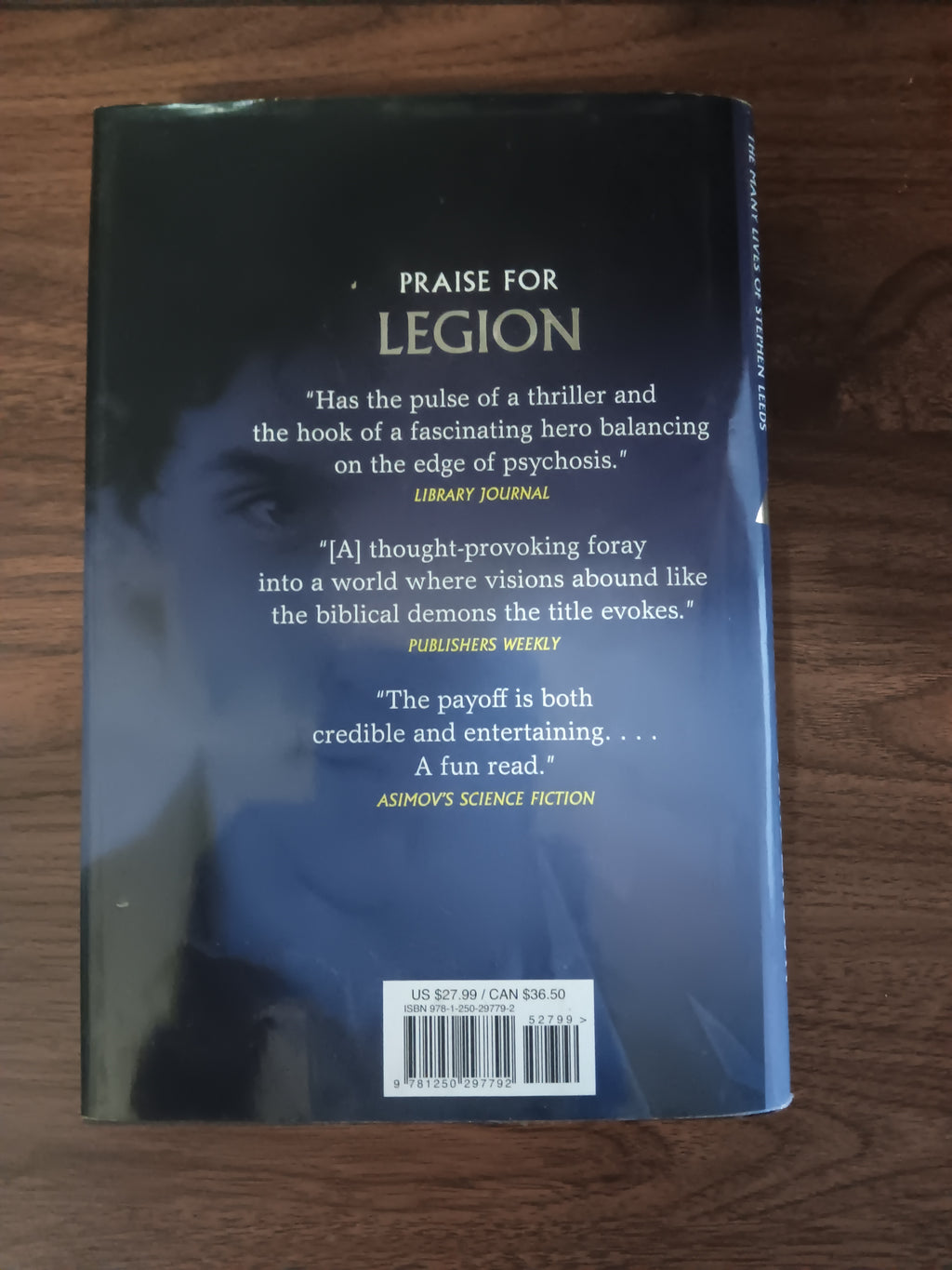 Brandon Sanderson Legion Many Lives Stephen Leeds 1st/1st HC DJ 2018