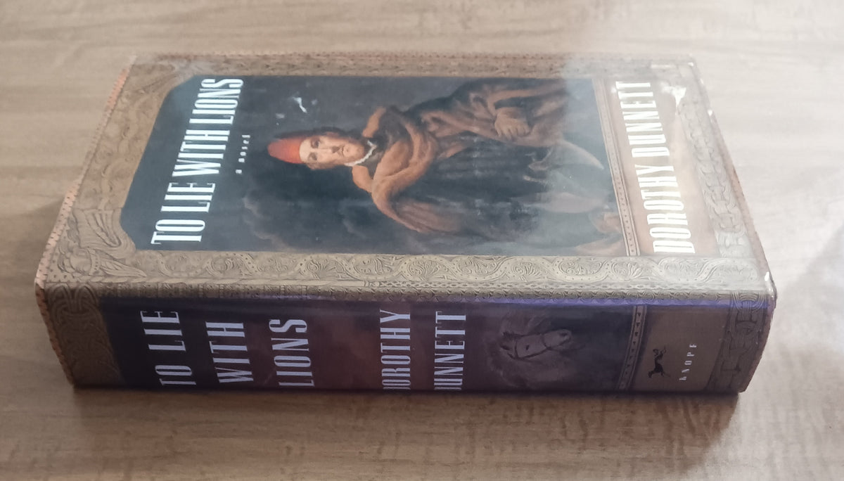 To Lie with Lions Dorothy Dunnett 1996 First American Edition HC DJ Niccolo #6