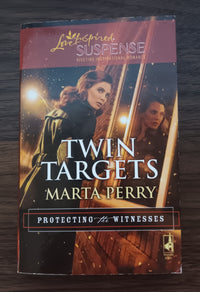 Twin Targets Marta Perry 2010 Paperback Love Inspired Suspense