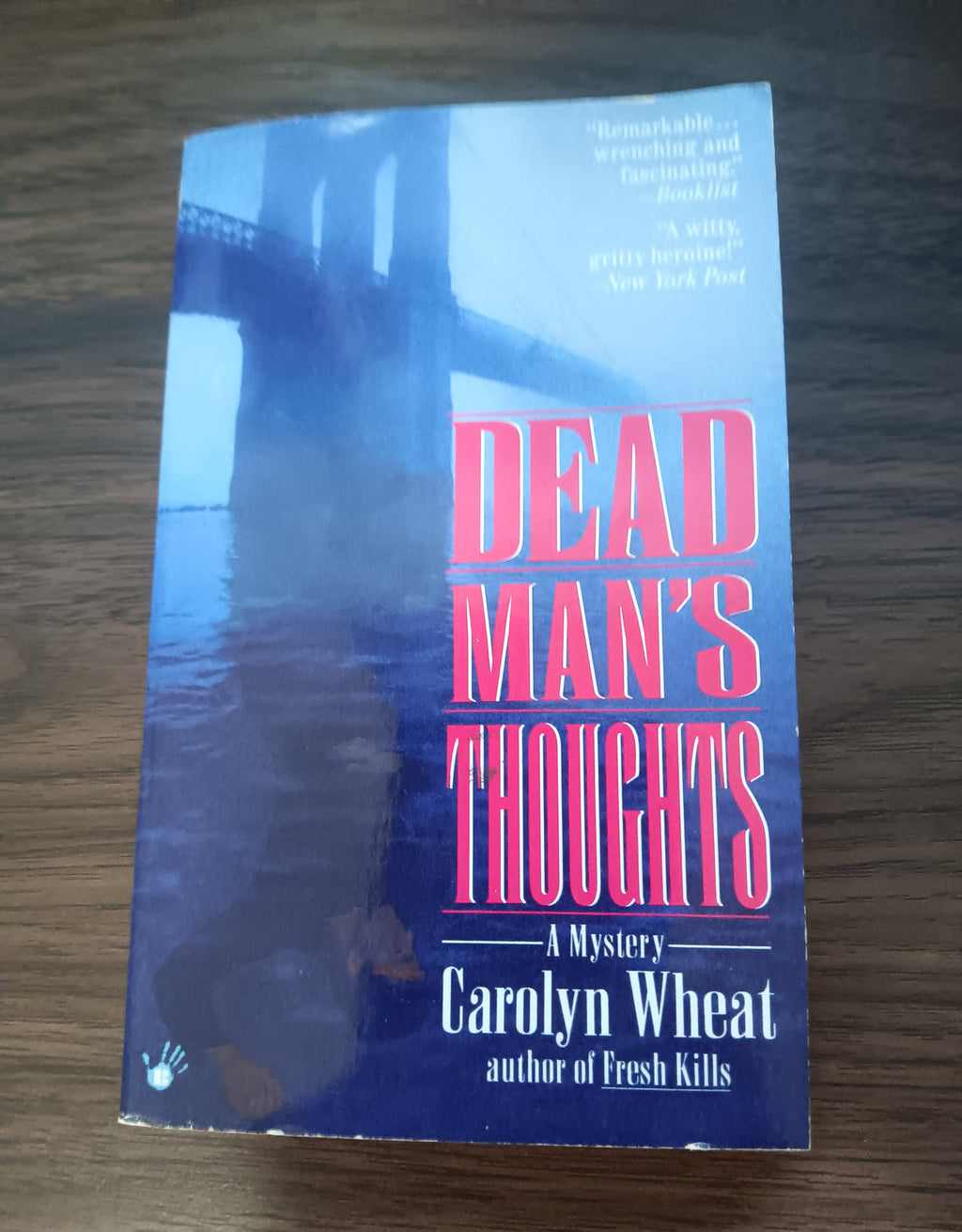 Dead Man's Thoughts Carolyn Wheat Signed Paperback 1995