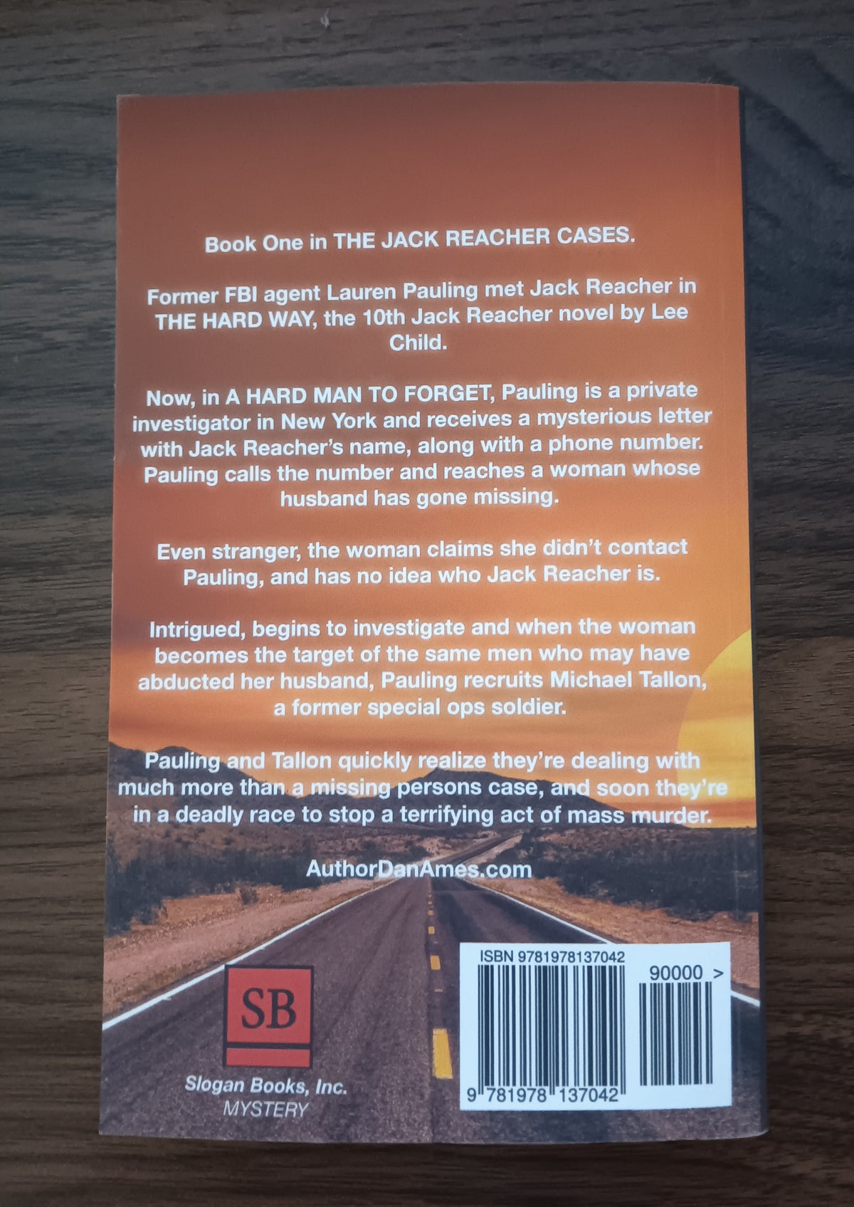 A Hard Man to Forget Dan Ames Paperback 2017 The Jack Reacher Cases Book 1