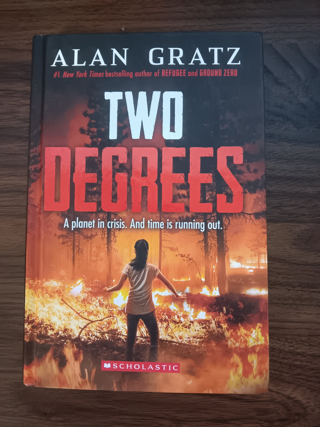 Two Degrees Alan Gratz Hardcover 2022 Scholastic School Market First Printing