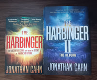 The Harbinger & The Harbinger II Book Lot Paperback Hardcover Jonathan Cahn