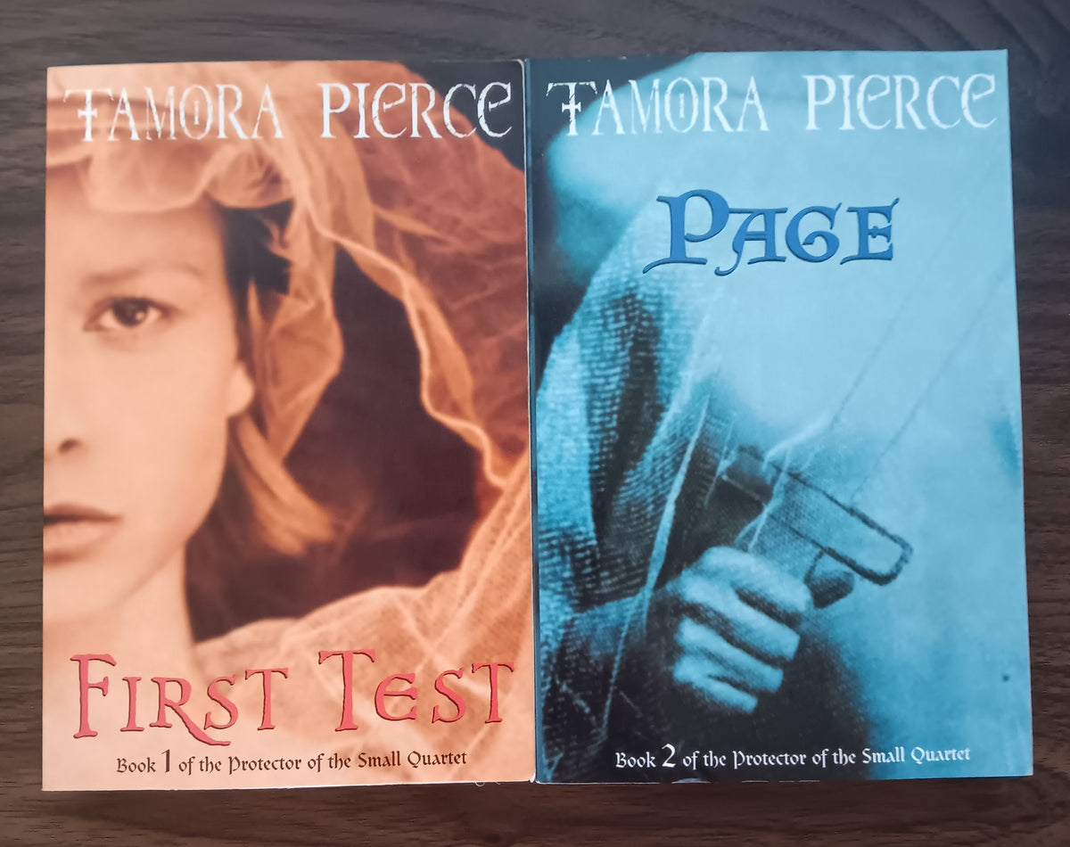Tamora Pierce First Test & Page Protector of the Small Quartet 1-2 Paperback Lot