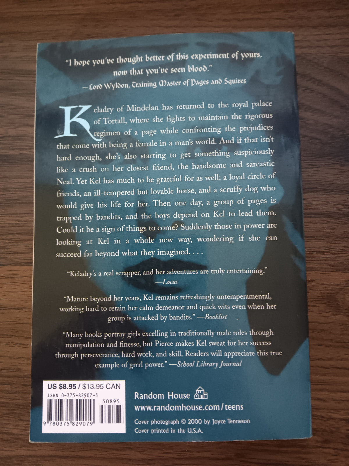 Tamora Pierce First Test & Page Protector of the Small Quartet 1-2 Paperback Lot