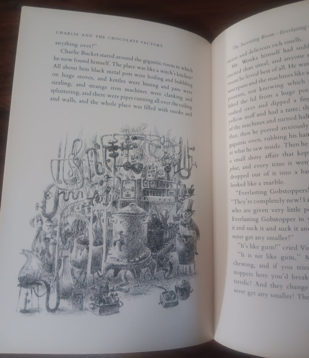 Charlie and the Chocolate Factory Roald Dahl 1964 2nd Printing 5-Line No DJ