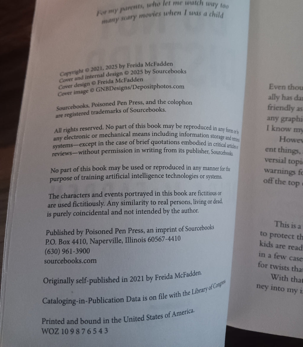 Do Not Disturb by Freida McFadden — Paperback