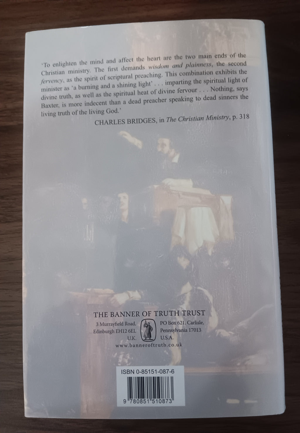 The Christian Ministry by Charles Bridges — Hardcover with Dust Jacket