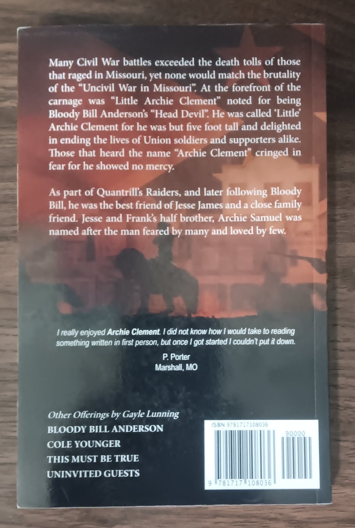 Archie Clement and the Uncivil War — Gayle Lunning | Signed Paperback