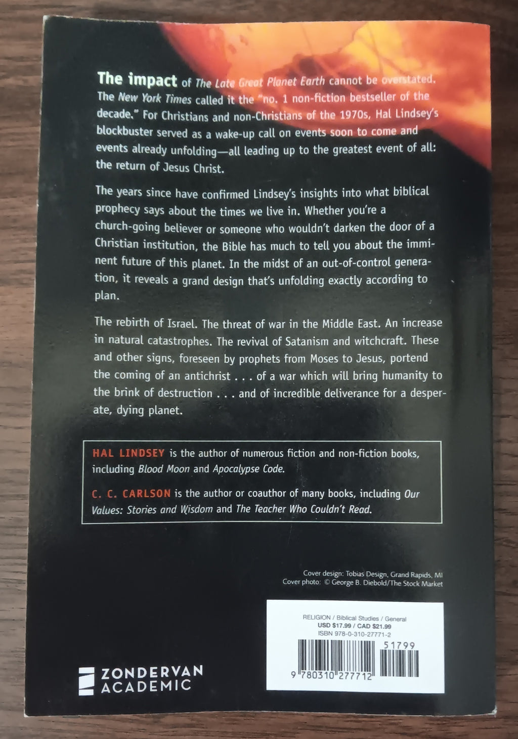 The Late Great Planet Earth by Hal Lindsey with C. C. Carlson — Paperback